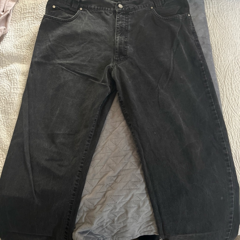 Versace Charcoal Denim Pants